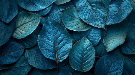 Abstract art of dark tropical large leaves, with gold lines, luxury elegant background.の素材