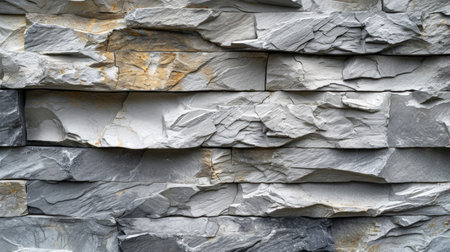 Illustration of an old stone rock surface textureの素材