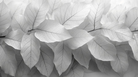 Magic abstract colorful illustration of beautiful leaves, luxury elegant background. Transparent watercolor leaf texture. Wallpaperの素材