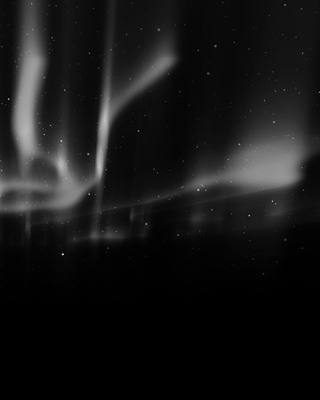 Charming northern lights aurora background textureの写真素材