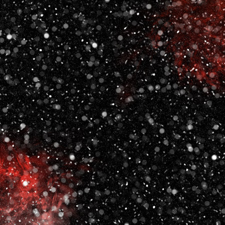 abstract background with dust and stars in red and black colorsの写真素材