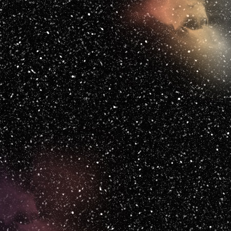 Small part of an infinite star field of space in the Universe, background textureの写真素材