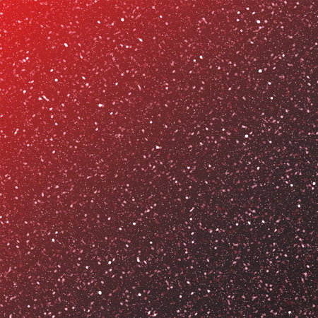 Abstract red background with snowflakes, winter illustration, christmas textureの写真素材