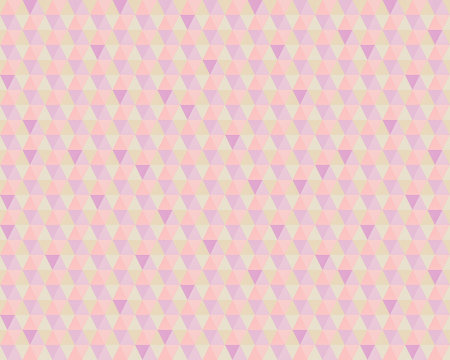 Seamless pattern with pink triangles on a pink background, simple illustration