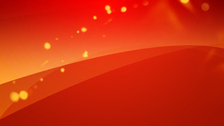 abstract red background with bokeh effect, simple illustrationの写真素材