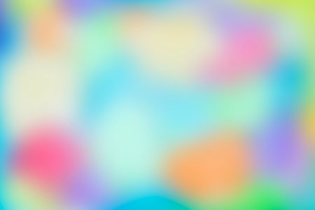 Colorful and subtle gradient blending pastel shades into an abstract background.の写真素材