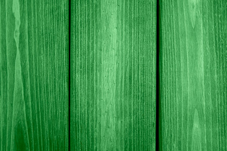 Green wood planks ideal for backgrounds and creative design purposesの写真素材