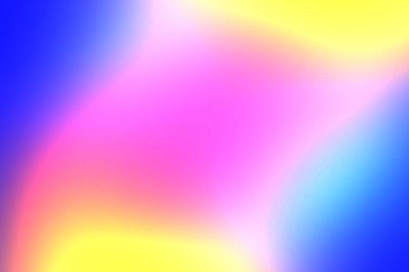Abstract gradient of vibrant rainbow light forming a soft, dreamy color mood background