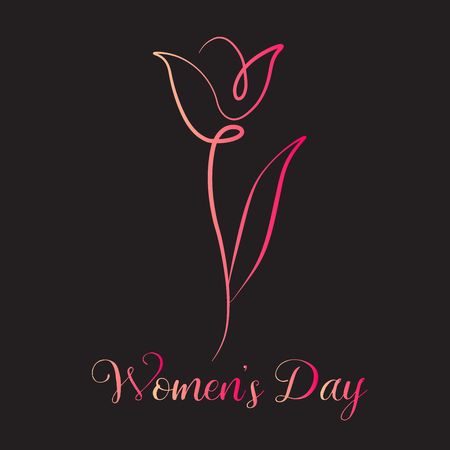 Happy women's day vector illustrationのイラスト素材