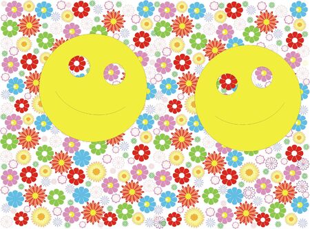 flower background design のイラスト素材