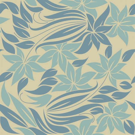 seamless floral pattern のイラスト素材