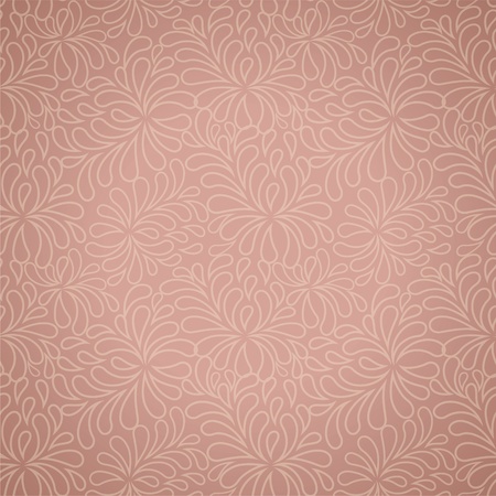 seamless abstract floral patternのイラスト素材
