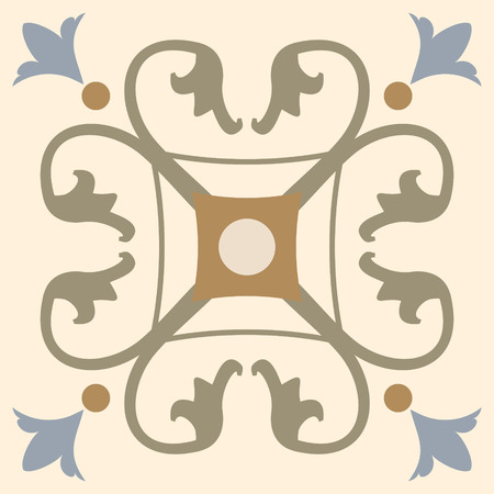 Decorative abstract stylized geometric design.のイラスト素材