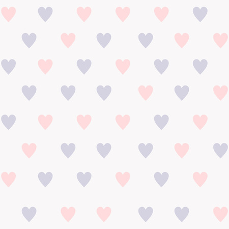 Beautiful seamless vector pattern with hearts. Can be used for wallpaper, pattern fills, web page background, surface texturesのイラスト素材