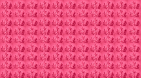 Pattern of colorful leaves in shades of magenta. Texture for design or Interior decor mit tropical...