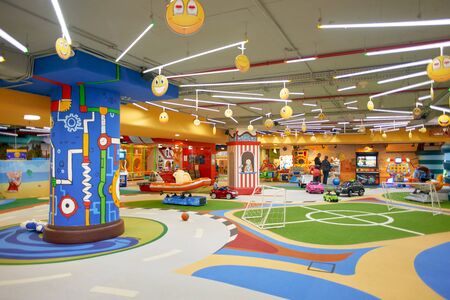 Chilgren indoor amusement park playgroundの写真素材