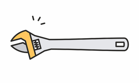Wrench iconのイラスト素材