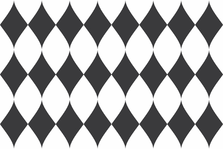 Black and white seamless geometric pattern.のイラスト素材
