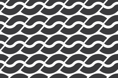 Black and white seamless geometric pattern.のイラスト素材