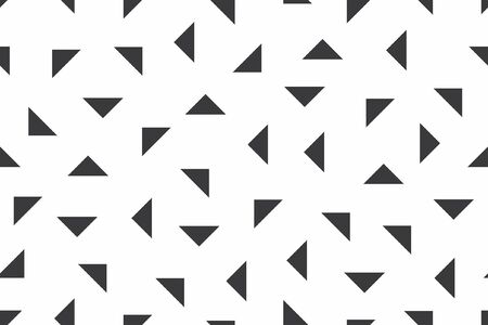Black and white seamless geometric pattern.のイラスト素材