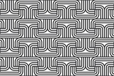 Black and white geometric pattern.