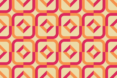 Colorful seamless geometric patternのイラスト素材