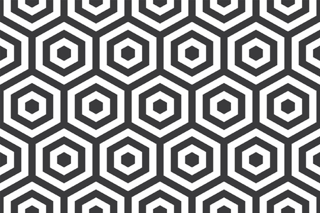 Black and white geometric pattern.のイラスト素材