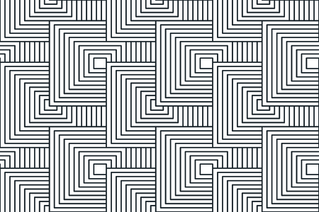 Geometric seamless pattern with linearのイラスト素材