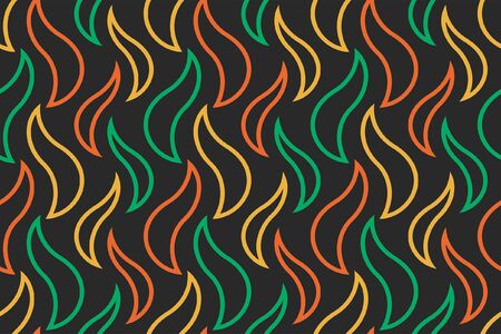 Colored borderless, repetitive geometric pattern illustration.のイラスト素材