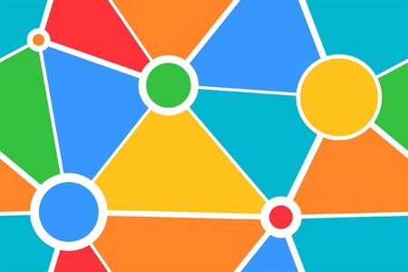 Colorful geometric pattern.のイラスト素材