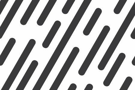 Black and white seamless geometric patternのイラスト素材
