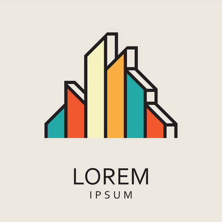 Creative abstract vector logo design templateのイラスト素材