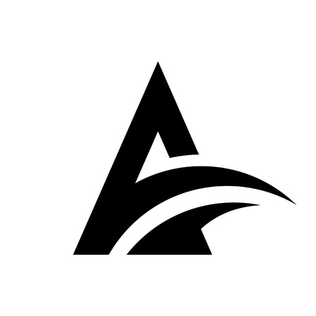 Letter A logo. Icon design. Template elements - vector signのイラスト素材