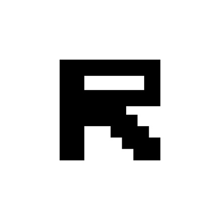 Letter R logo. Icon design. Template elements - vector signのイラスト素材