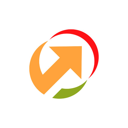 Letter O logo. Icon design. Template elements - vector signのイラスト素材