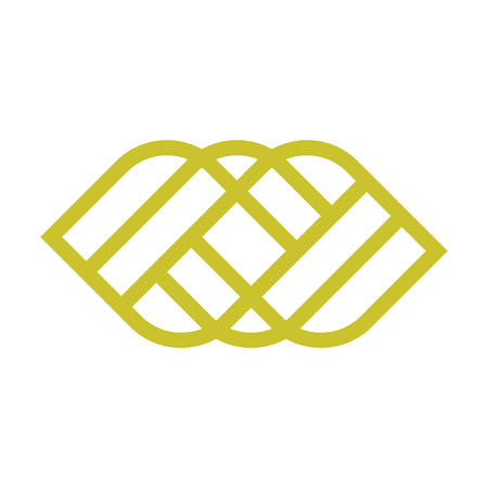 Colorful abstract logo design template. isolated on white backgroundのイラスト素材