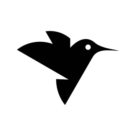 Hummingbird Icon design. Template elementsのイラスト素材