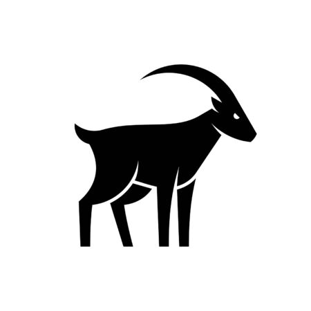 Goat Icon design. Template elementsのイラスト素材