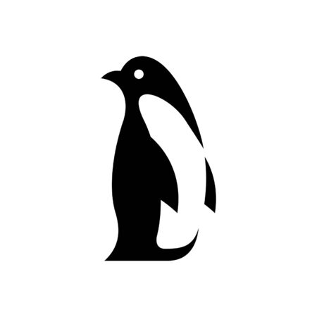 Penguin  Icon design. Template elementsのイラスト素材