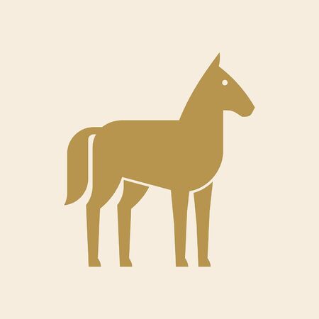 Horse Icon design. Template elementsのイラスト素材