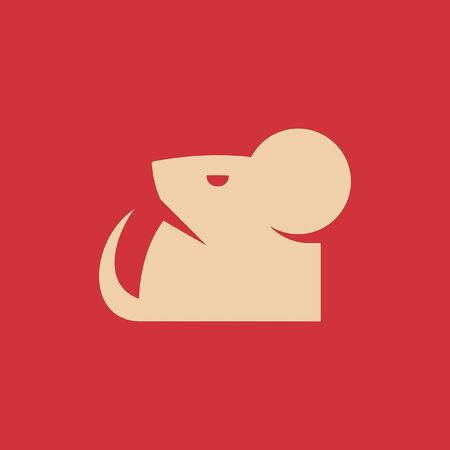 Mouse Icon design. Template elementsのイラスト素材
