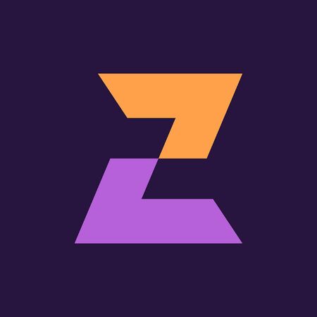 Letter Z logo. Icon design. Template elements - vector signのイラスト素材