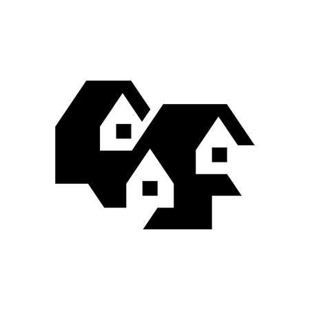 House logo. Icon design. Template elementsのイラスト素材