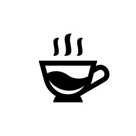 Coffee cup logo. Icon design. Template elementsのイラスト素材
