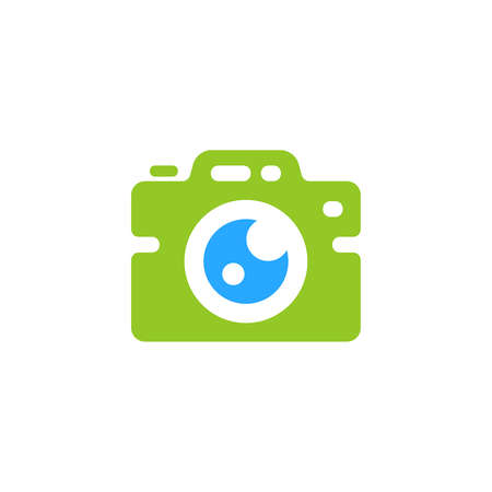 Camera Logo. Icon design. Template elementsのイラスト素材