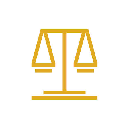 Justice law logo. Icon design. Template elementsのイラスト素材