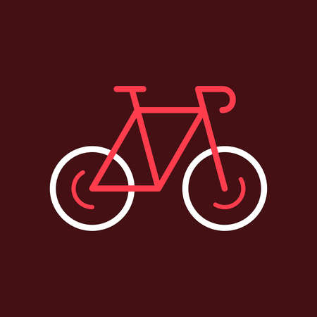 Bike logo. Icon design. Template elementsのイラスト素材
