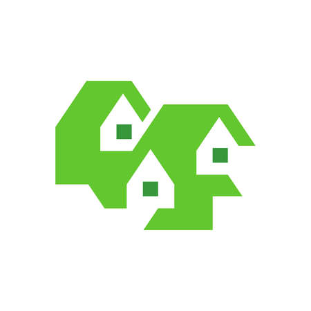 House logo. Icon design. Template elementsのイラスト素材