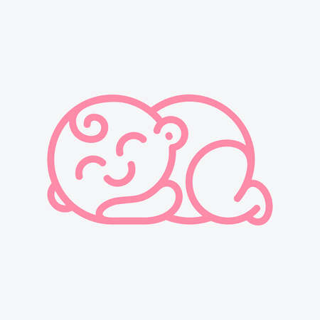 Baby logo. Icon design. Template elementsのイラスト素材