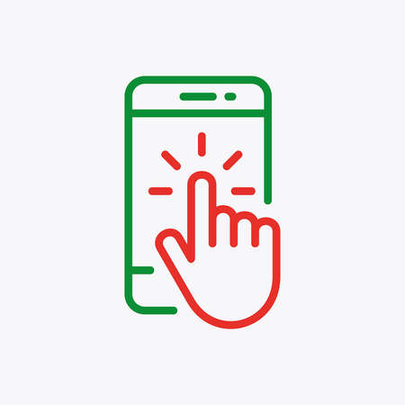 Online Shop Logo. Icon design. Template elementsのイラスト素材